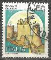 Italie - 1980 - Y&T n 1437 - Obl. - Forteresse de Calascio - L'Aquila - Chteau