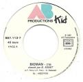 SP 45 RPM (7")  B-O-F  Bernard Minet  "  Bioman  "