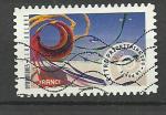 France timbre oblitr anne 2014 Dynamiques : Cerf Volant