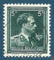 Belgique N1007 Lopold III 5F vert fonc oblitr