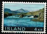 Islande 1970 Oblitr Used Landscapes Paysage Laxfoss courant d'eau SU