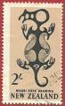 Nueva Zelanda 1960-67- Arte Maori. Y&T 396. Scott 347. Michel 407.