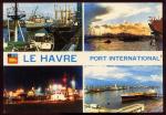 CPM  LE HAVRE  Port International  Multi-vues  Bateaux
