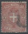 Italie 1896 - Blason 2 c. 