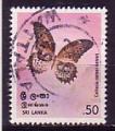 Sri Lanka 1978  Y&T  501  oblitr   papillon