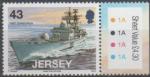 Jersey 2008 - Btiment de la Royal Navy: HMS "Edinburg" 43p - YT 1416/SG 1382 **