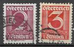 Autriche - 1925 - YT  n 332/3  oblitr