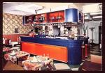 CPM  double non crite NARBONNE Hotel Bar Restaurant du Lion d'Or (Michel Bonnet 30 Av. Pierre Semard )