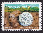 Timbre AA oblitr n 453(Yvert) France 2010 - Cuisine, fromage Fourme d'Ambert