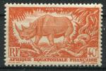 Timbre d' AEF  1947  Neuf **  N  210  Y&T  Rhinocros