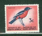 Afrique du sud 1969 Y&T 253 oblitr Lanier  gorge rouge