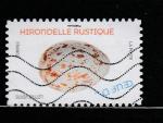 France timbre oblitr anne 2020 Serie Oeufs  Hirondelle Rustique
