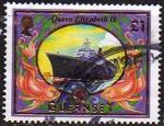 Guernesey 1999 - Hritage Maritime, "Queen Elizabeth 2", obl. - YT 836/SG 800 