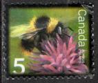 Canada 2007; Y&T n 2317. 5$ faune; abeille & fleur
