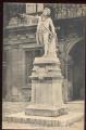 CPA AIX EN PROVENCE Statue de Mirabeau (Cour de la Mairie)