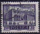 Pologne/Poland 1960 - Ancienne ville historique : Katowice, obl. - YT 1067 