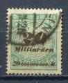 Timbre Allemagne Empire 1923   Obl    N 324    Y&T  