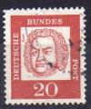 ALLEMAGNE N 225c o Y&T Allemands clbre Johann Sbastian Bach (1685-1750) pap