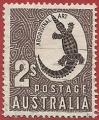 Australia 1956-57.- Cocodrilo. Y&T 229. Scott 302. Michel 261.