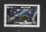 France timbre n 1581 ob anne 2018 Srie Vue de l'espace, Polynesie Franaise