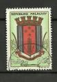 Madagascar timbre ob n 391 anne  1963  Armoiries