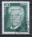 Timbre  ALLEMAGNE RDA  1975  Obl   N 1708  Y&T   Personnage