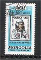 Mongolia - Scott 1128d  astronautism / astronautique