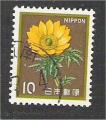 Japan - Scott 1422   flower / fleur