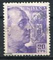 Timbre ESPAGNE 1949 - 50  Obl  N 788  Y&T   Personnages 