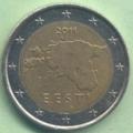 Estonie 2011 - Pice/Coin 2.00 , circul mais propre