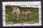 962 - Vaches de nos rgions: la lourdaise - oblitr - anne 2014