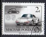 HONGRIE N 3043 o Y&T 1986 Centenaire de l'automobile (Volkswagen 1932 et Porsch
