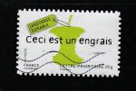 France timbre n 191 oblitr anne 2008 Serie Environnement "Ceci est un engrai