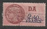 France fiscaux 1936  42, Y&T n 203; 2,40F surcharge DA type I