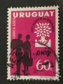 Uruguay 1960 - Y&T 678 et PA 206 obl.