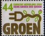 Pays-Bas 2008 - Etre "vert" (colo) = nergie renouvelable, obl. - YT 2483 