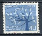 Timbre  ALLEMAGNE RFA  1962  Obl   N  256   Y&T    Europa 1962