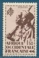 Afrique Occidentale Franaise N13 Tirailleur/cavalier 1F50 neuf**