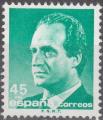 Espagne - 1985 - Yt n 2420 - Ob - Juan Carlos 45 pta vert ; king