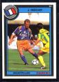 Carte PANINI Football N 166  1993   J. FRECHET  Montpellier  fiche au dos