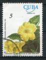 Timbre de CUBA 1977  Obl  N 2008  Y&T  Fleurs