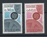Andorre N179/80** (MNH) 1967 - Europa
