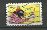 France timbre oblitr anne 2013 srie Humour "Quand les poules auront des d...