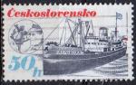 TCHECOSLOVAQUIE N° 2798 o Y&T 1989 Flotte de commerce (Republica)