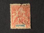 Guyane 1892 - Y&T 39 obl.