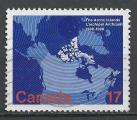 CANADA - 1980 - Yt n 726 - Ob - 100 ans acquisition Archipel Arctique Canadien