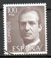 Espagne Yvert N2262 oblitr 1981 Juan CARLOS 100 Pta