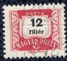 Hongrie 1965 Oblitr Used Chiffres Postage Due Port D 12 fillr SU