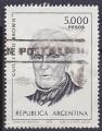 Timbre oblitr n 1212(Yvert) Argentine 1980 - Amiral Guillermo Brown
