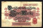 Allemagne 1914 billet 2 Mark (3) pick 53 VF ayant circul
